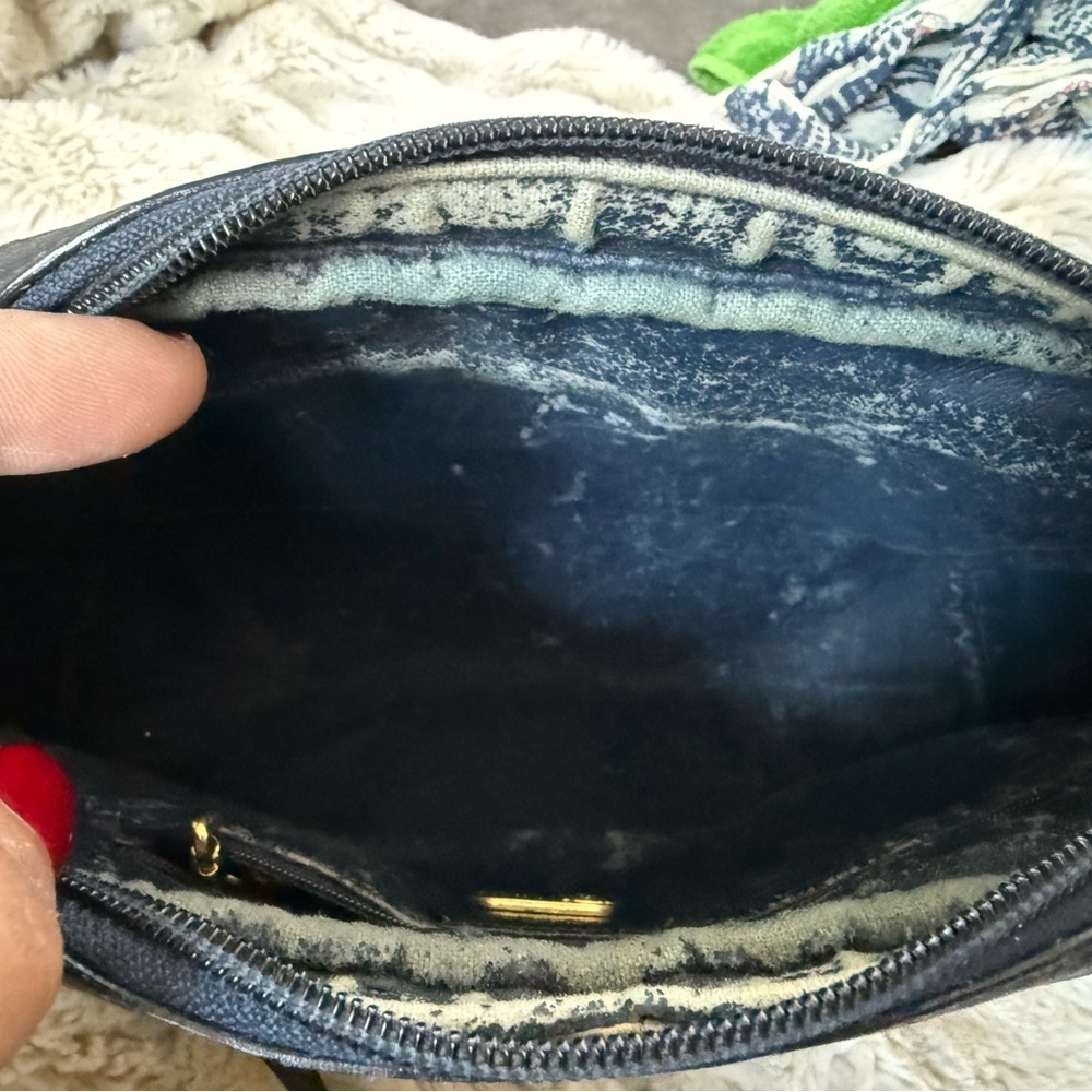 Vintage Authentic GUCCI Ophidia GG Monogram Navy Crossbody/Shoulder Bag - Picture 10 of 12